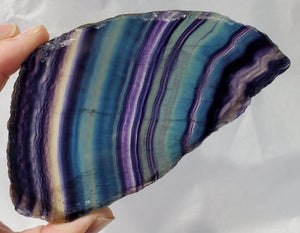 Rainbow Fluorite Slab, China
