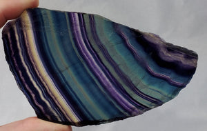Rainbow Fluorite Slab, China