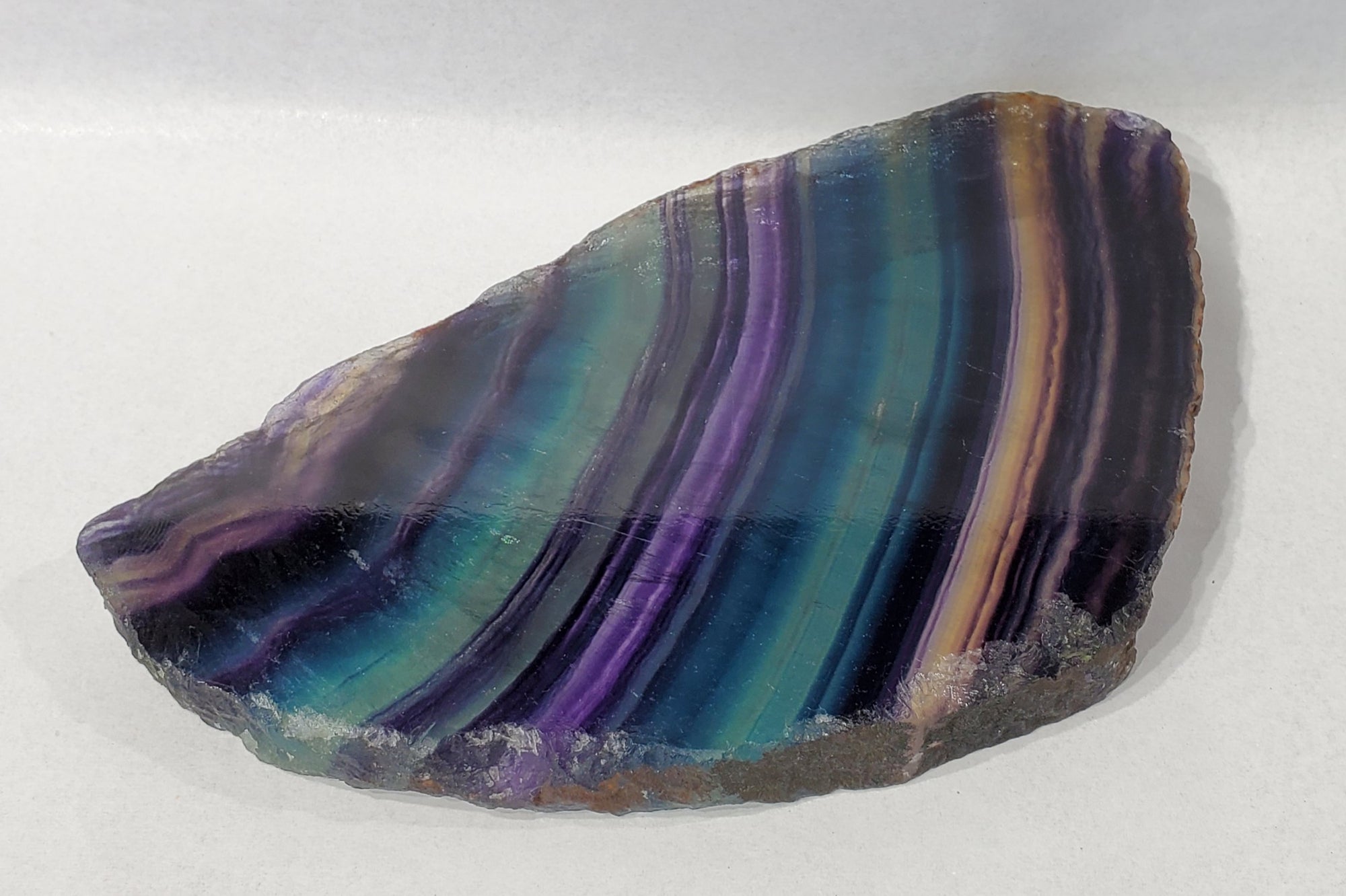 Rainbow Fluorite Slab, China
