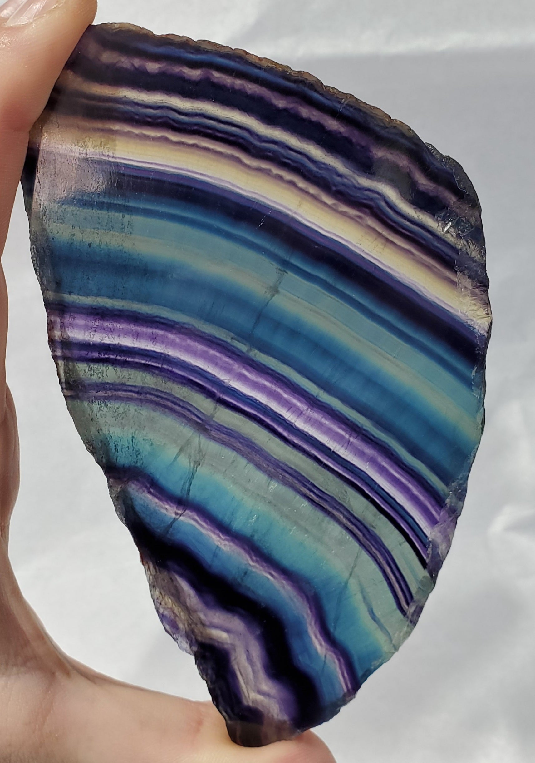 Rainbow Fluorite Slab, China