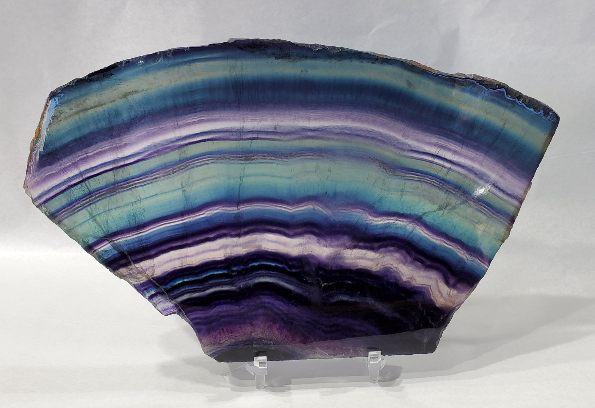 Rainbow Fluorite Slab, China