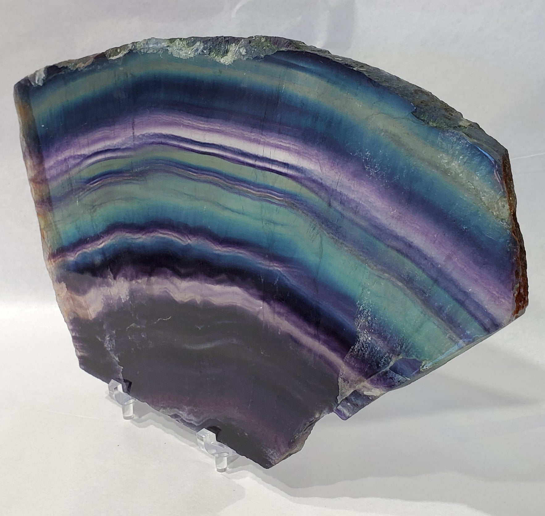 Rainbow Fluorite Slab, China