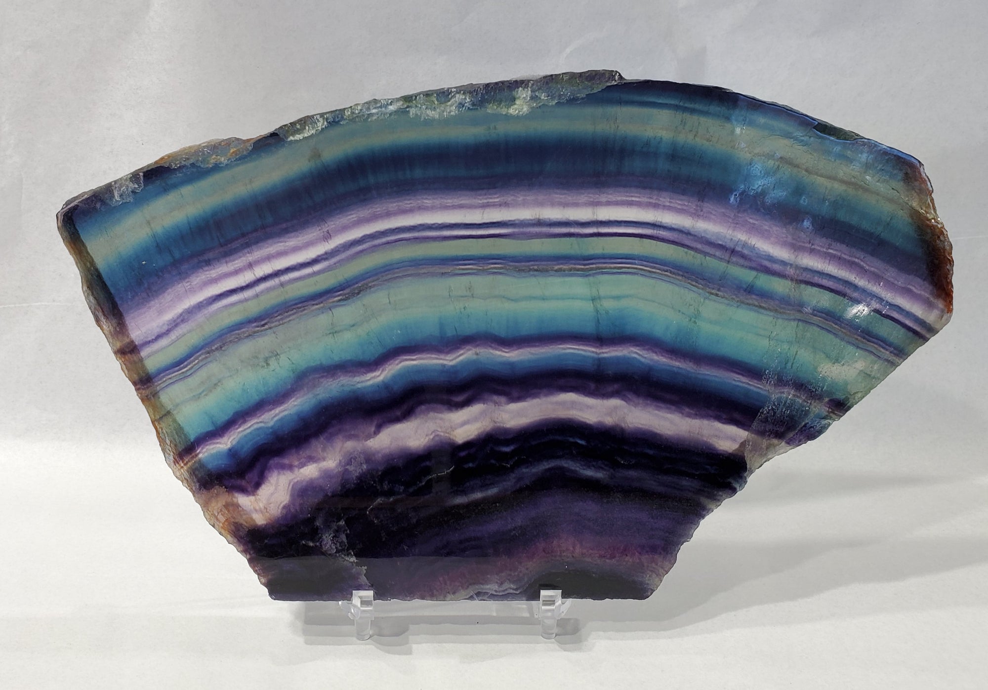 Rainbow Fluorite Slab, China