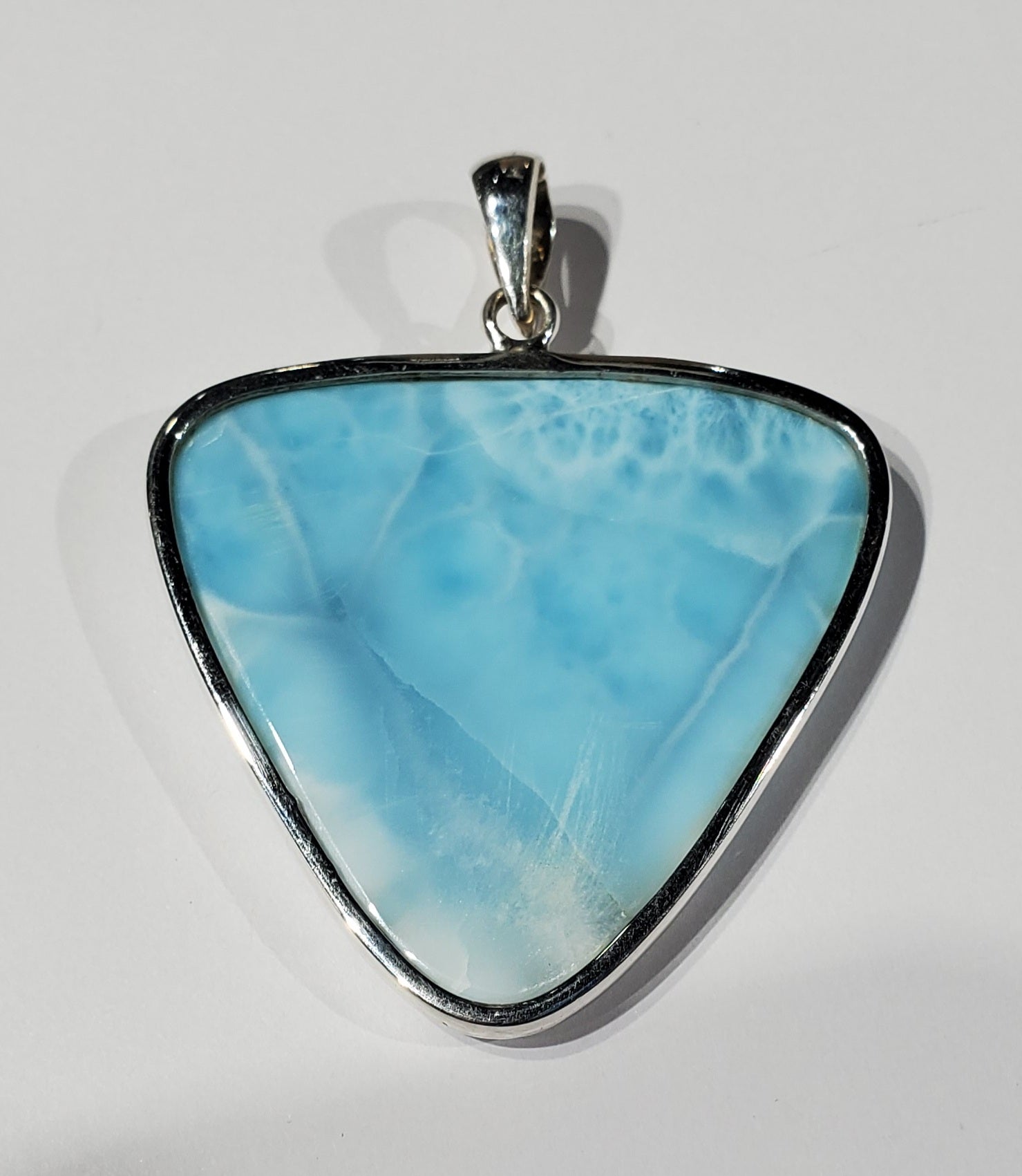 Larimar Pendant in Sterling Silver