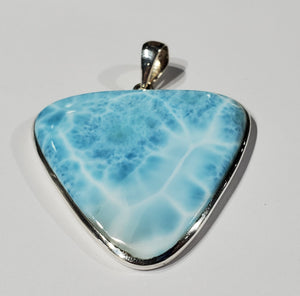 Larimar Pendant in Sterling Silver