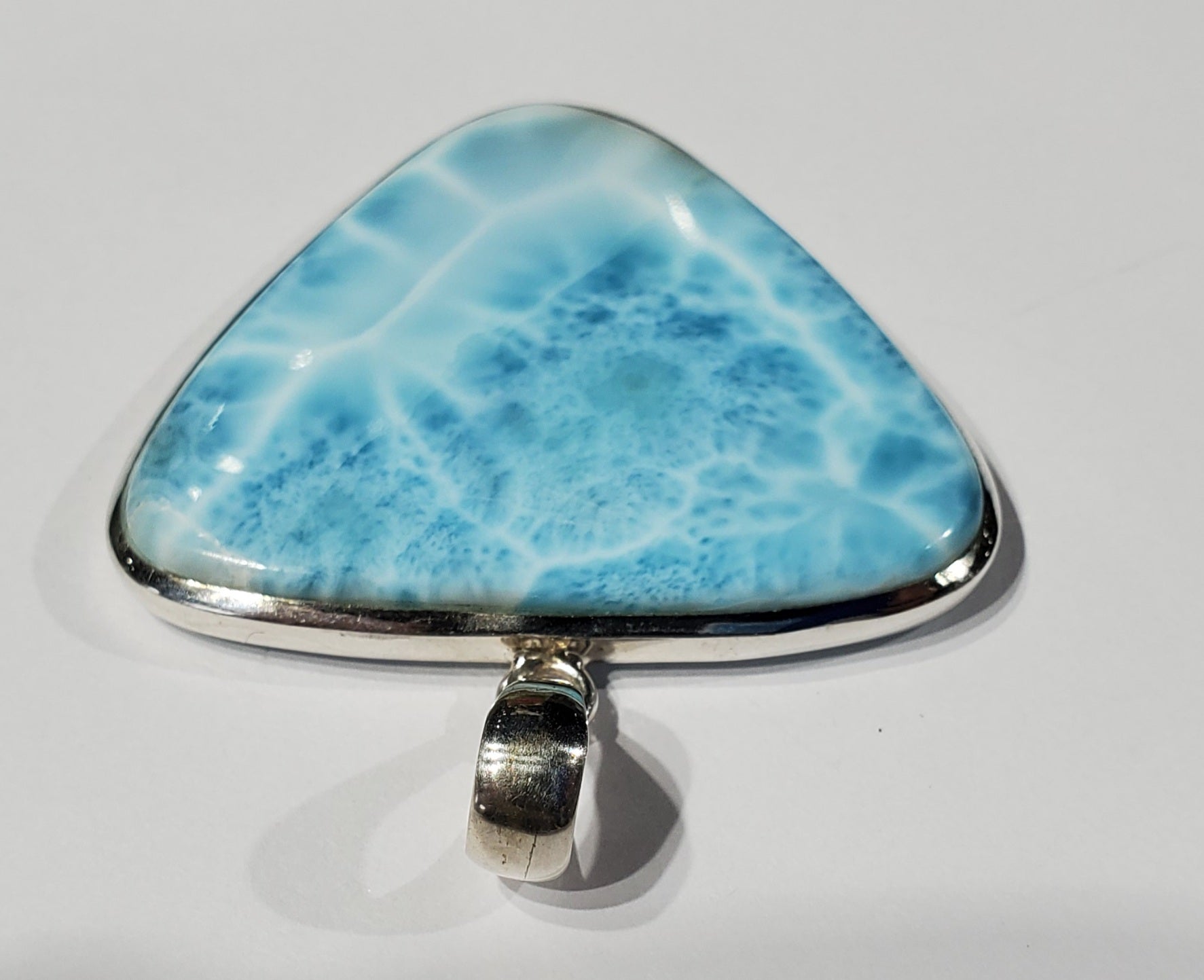 Larimar Pendant in Sterling Silver