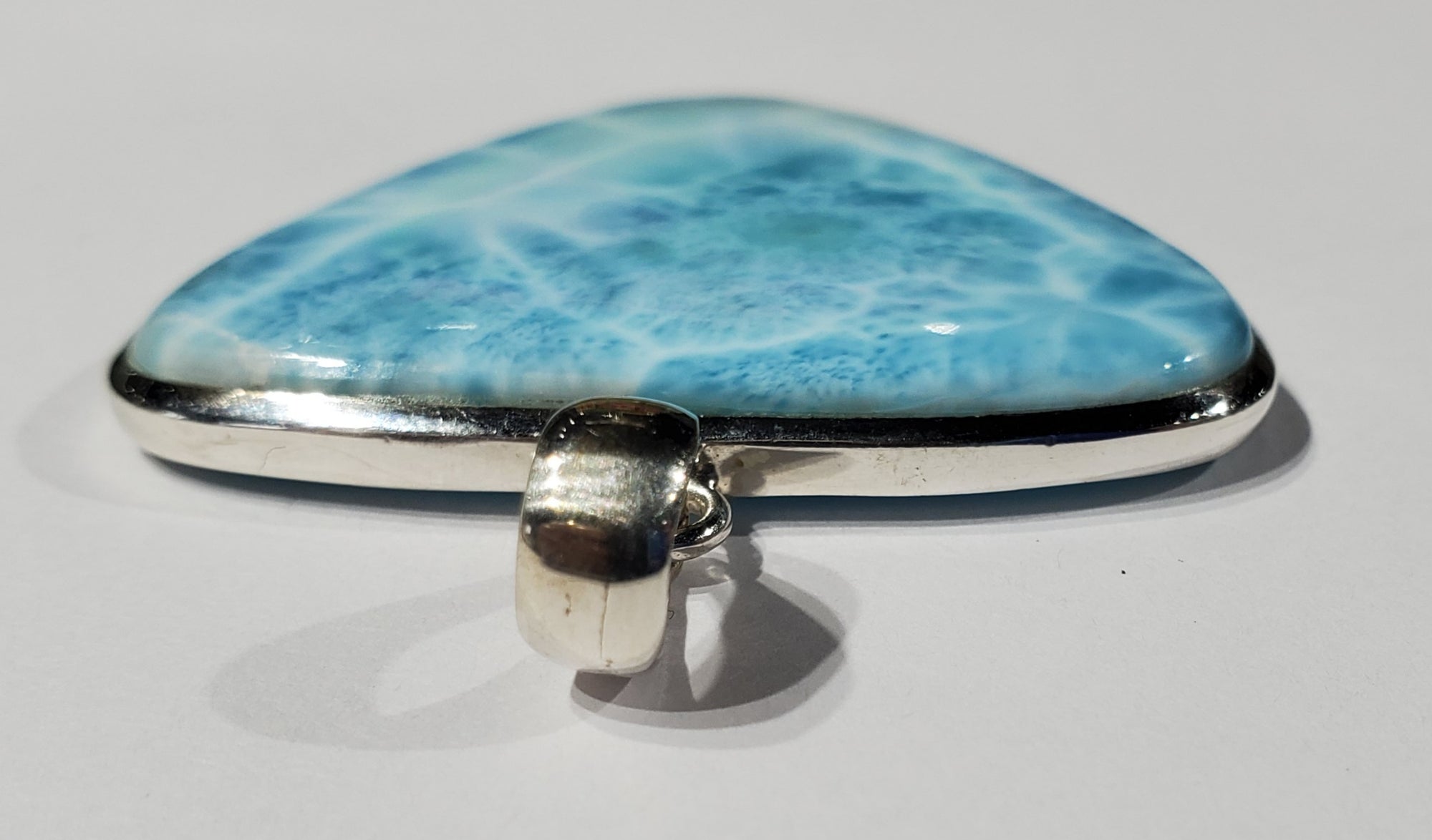 Larimar Pendant in Sterling Silver
