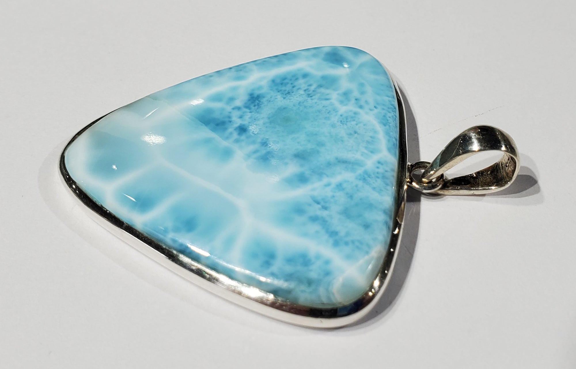 Larimar Pendant in Sterling Silver