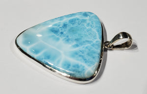 Larimar Pendant in Sterling Silver
