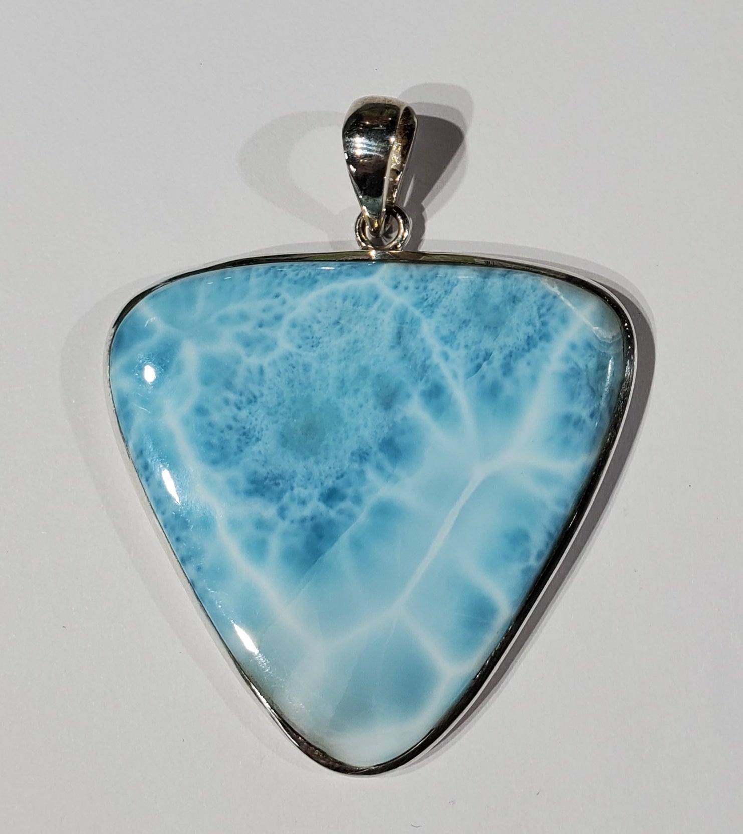 Larimar Pendant in Sterling Silver