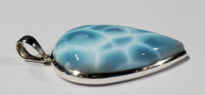 Larimar Pendant in Sterling Silver