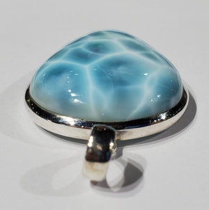 Larimar Pendant in Sterling Silver