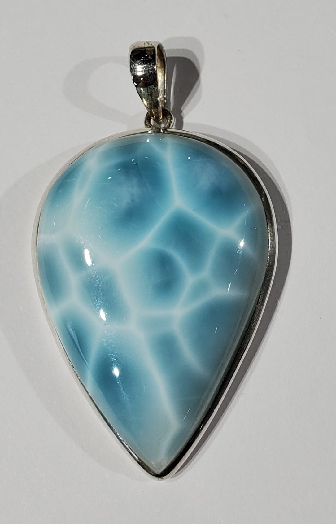 Larimar Pendant in Sterling Silver