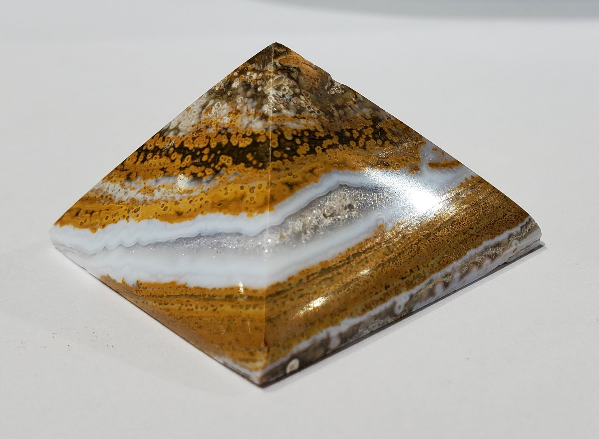 Ocean Jasper Pyramid, Madagascar
