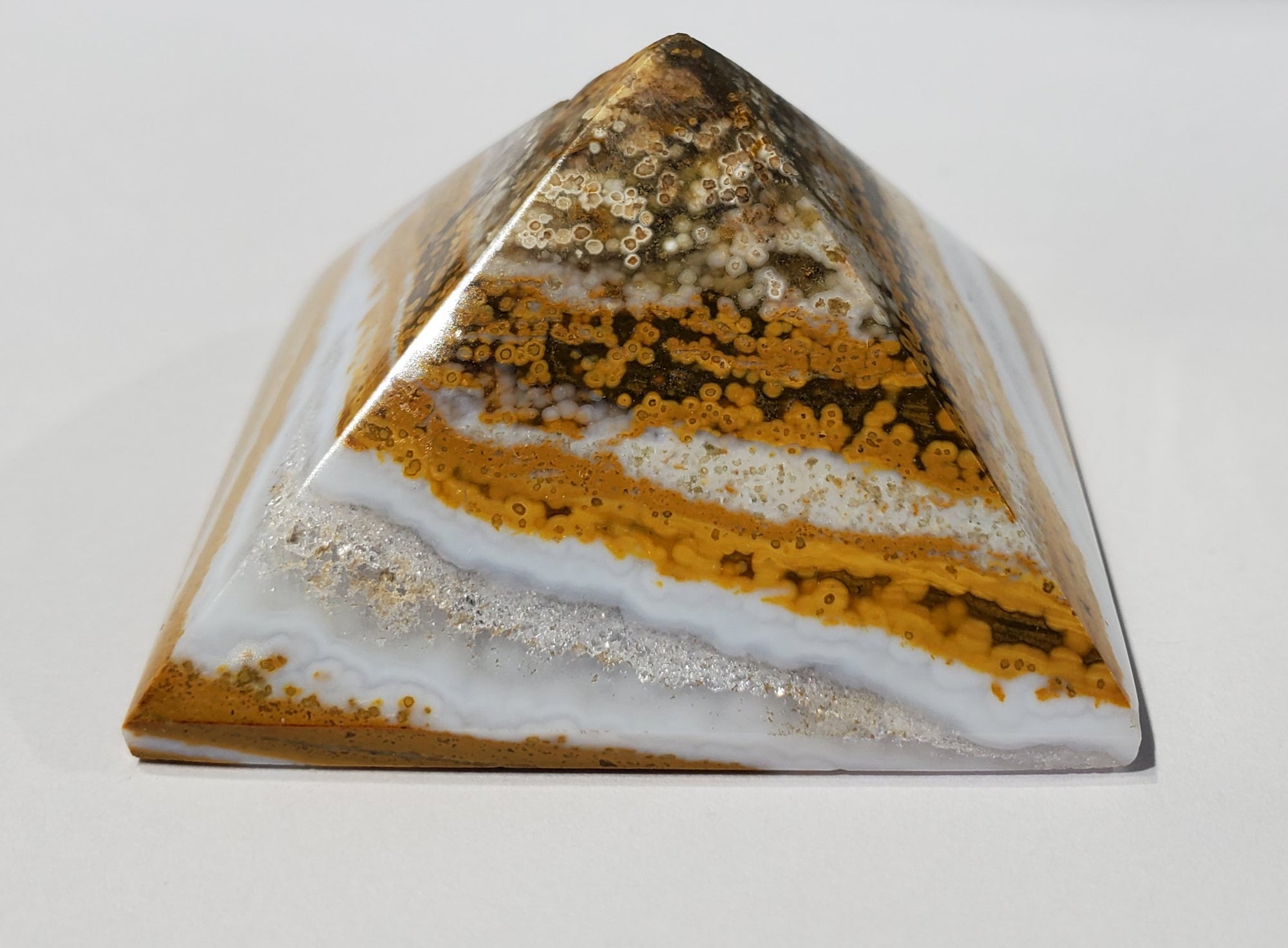 Ocean Jasper Pyramid, Madagascar