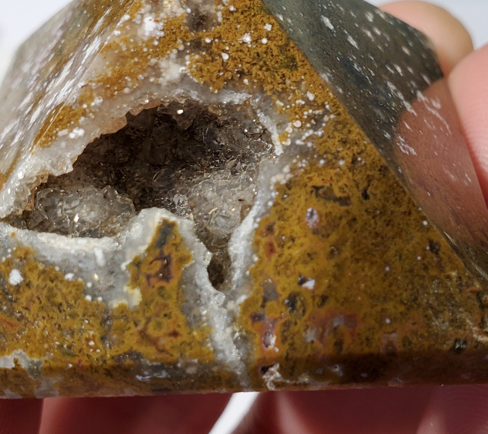Ocean Jasper Pyramid, Madagascar