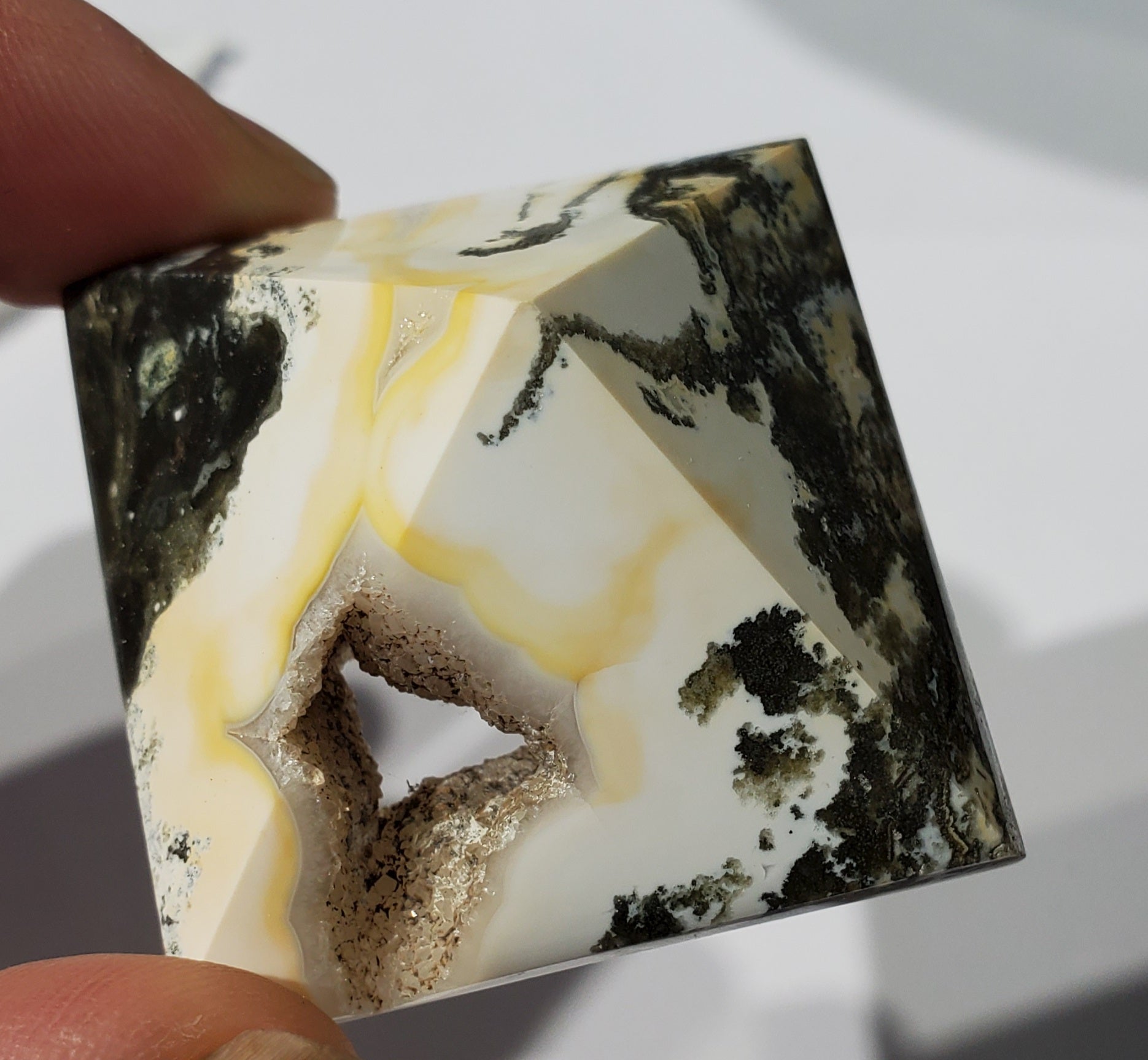 Ocean Jasper Pyramid, Madagascar