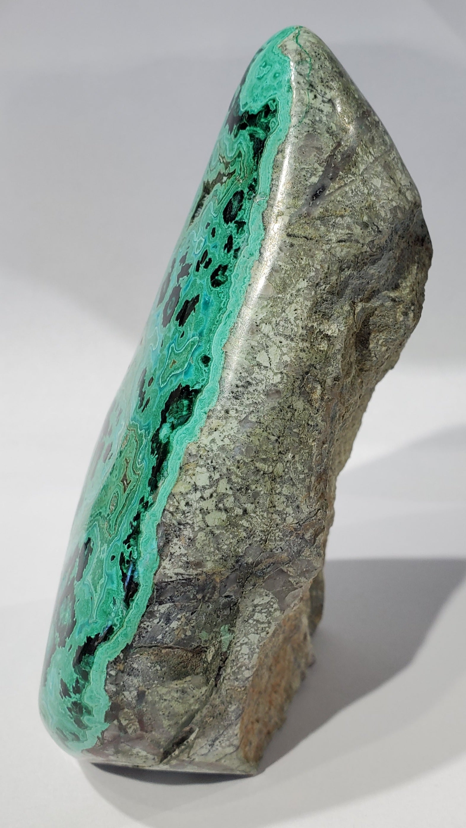 Malachite and Chrysocolla Free Form, Arizona