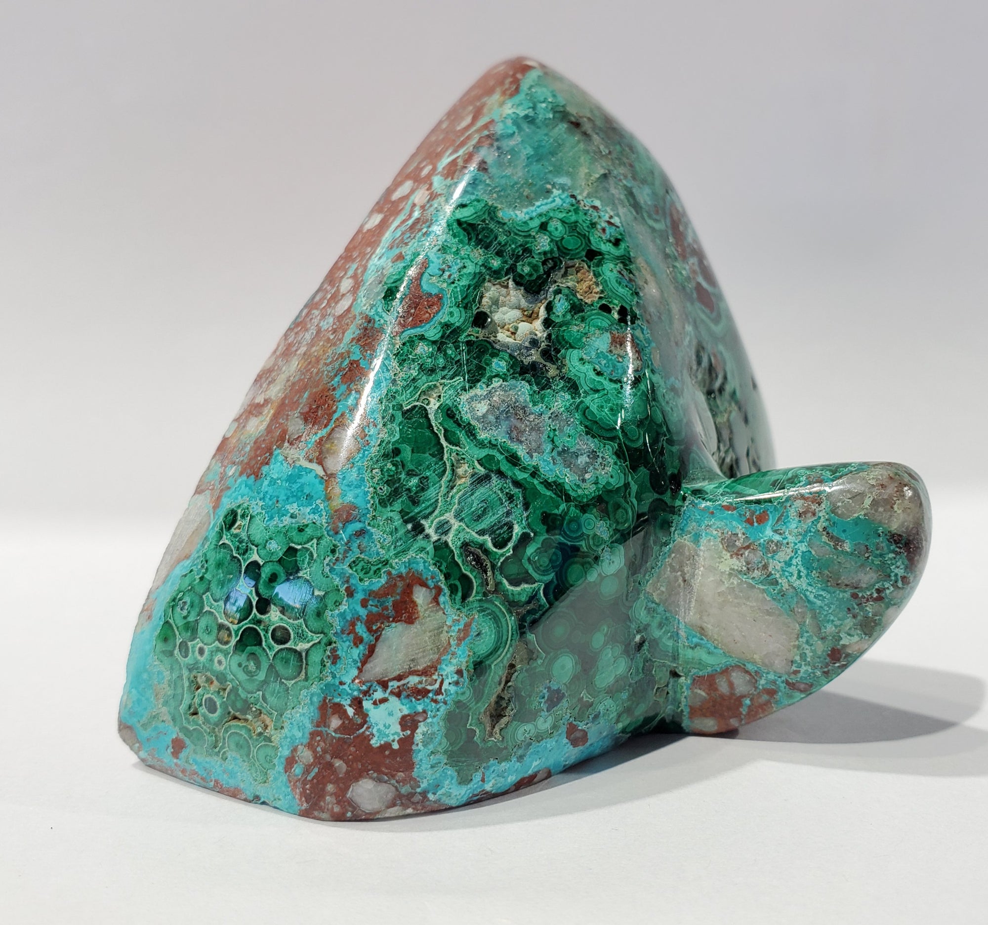 Malachite and Chrysocolla Free Form, Arizona
