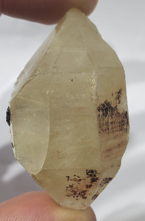 Double Terminated Rutilated Quartz w/ Hematite, Brasil