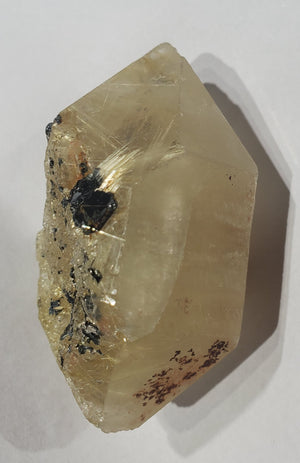 Double Terminated Rutilated Quartz w/ Hematite, Brasil