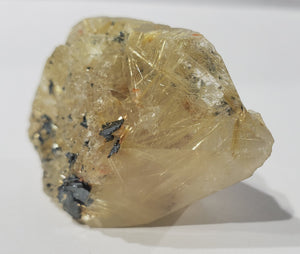 Double Terminated Rutilated Quartz w/ Hematite, Brasil