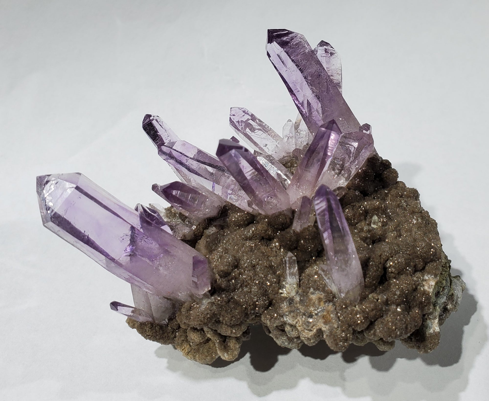 Vera Cruz Amethyst on Calcite