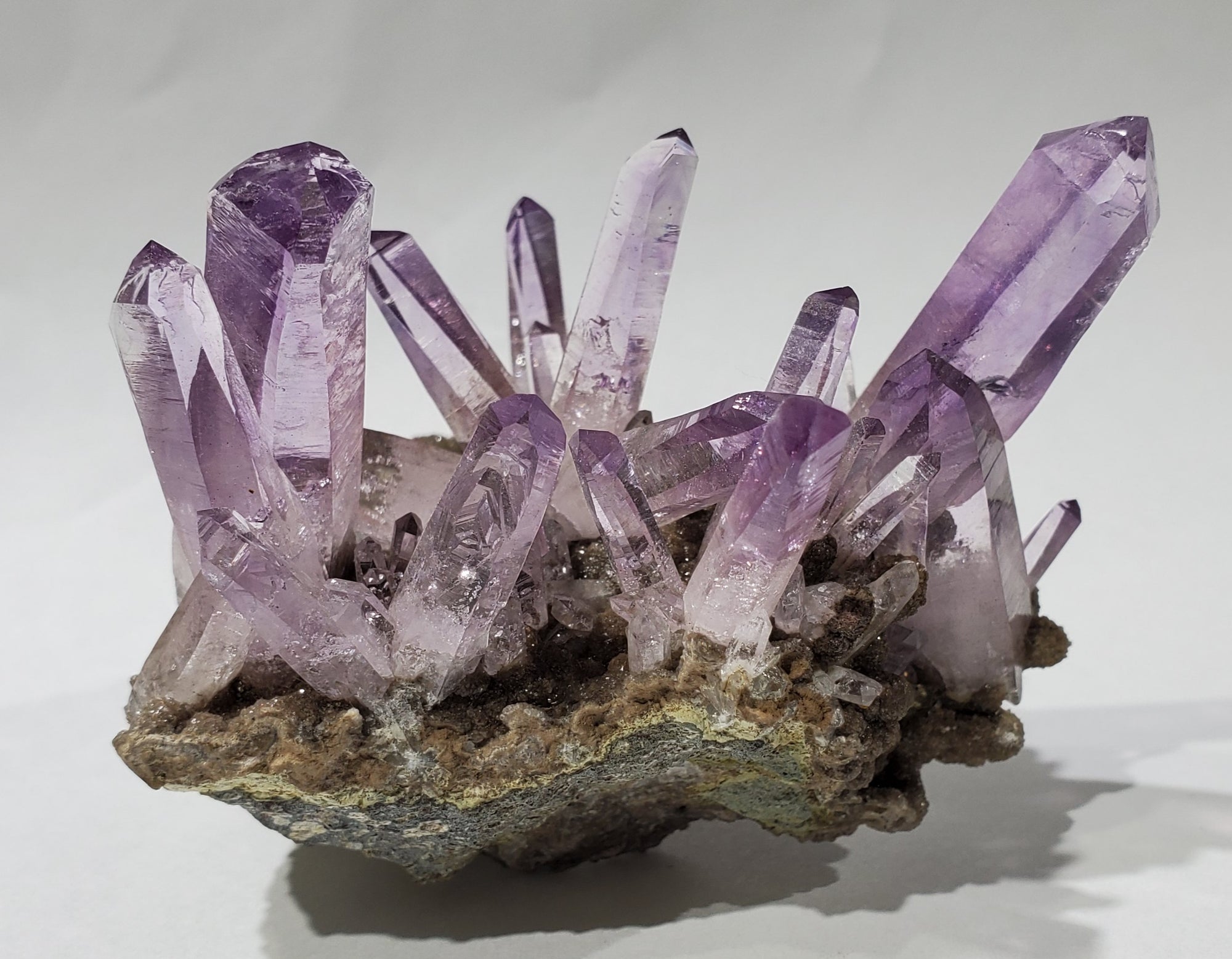 Vera Cruz Amethyst on Calcite