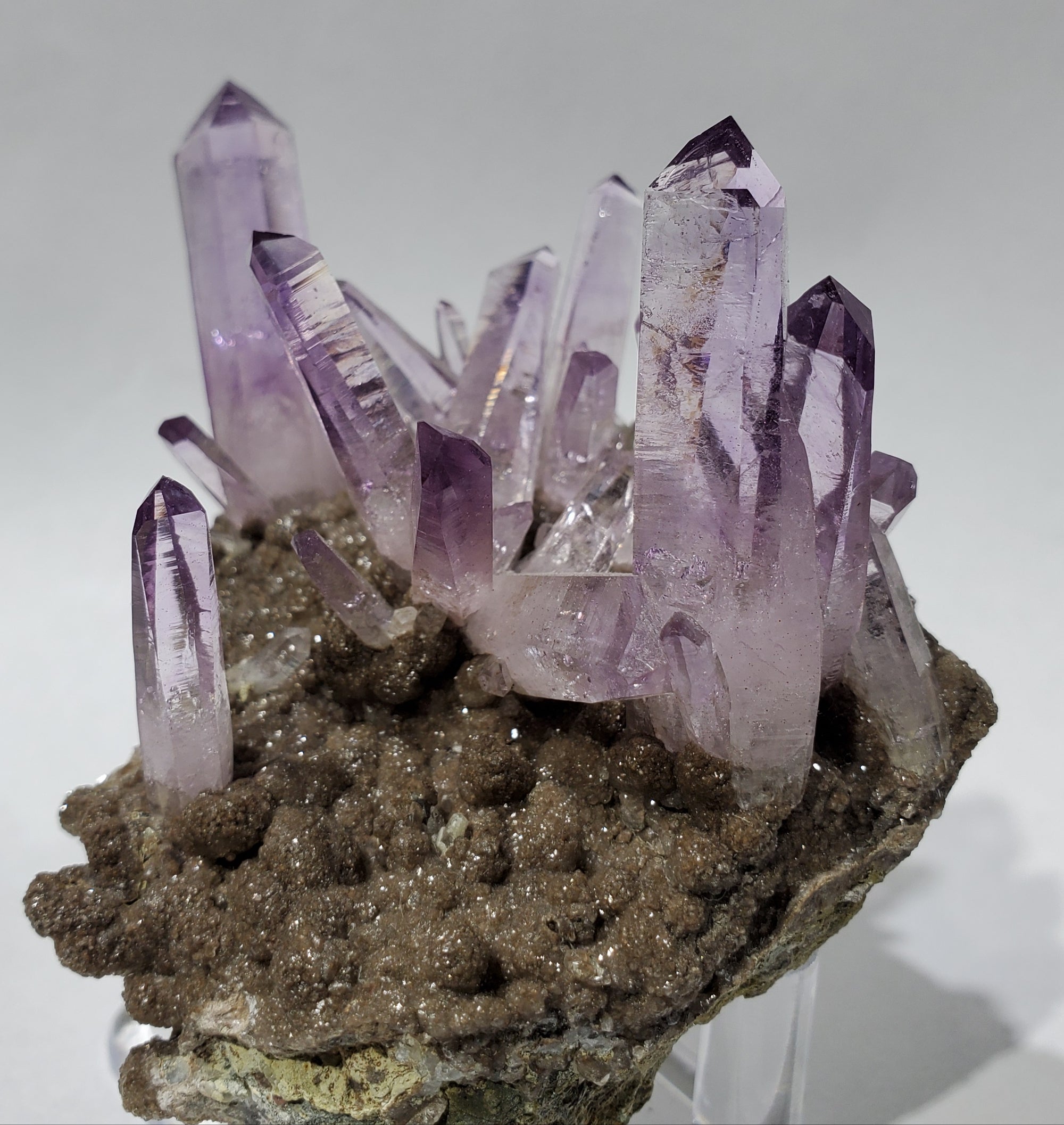 Vera Cruz Amethyst on Calcite