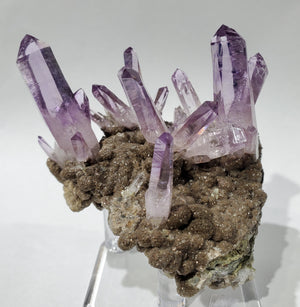 Vera Cruz Amethyst on Calcite