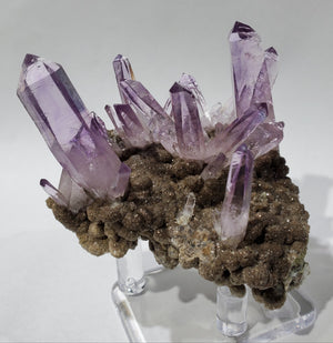 Vera Cruz Amethyst on Calcite