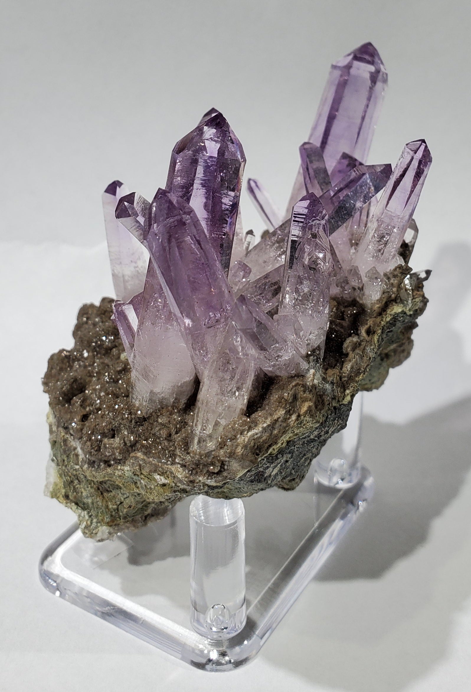 Vera Cruz Amethyst on Calcite