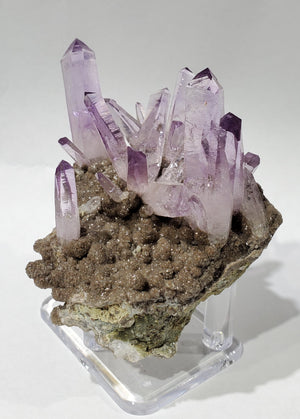 Vera Cruz Amethyst on Calcite