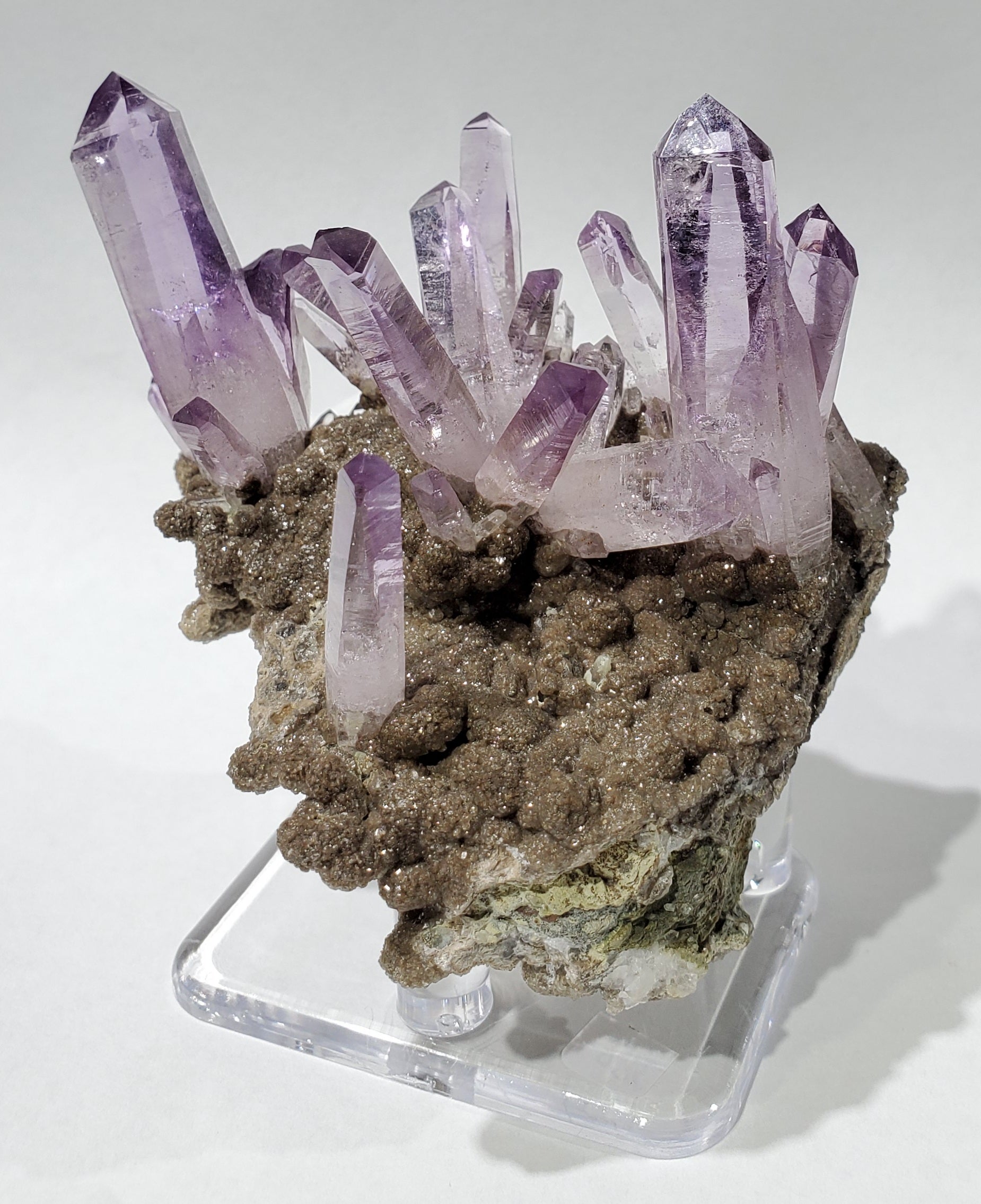 Vera Cruz Amethyst on Calcite