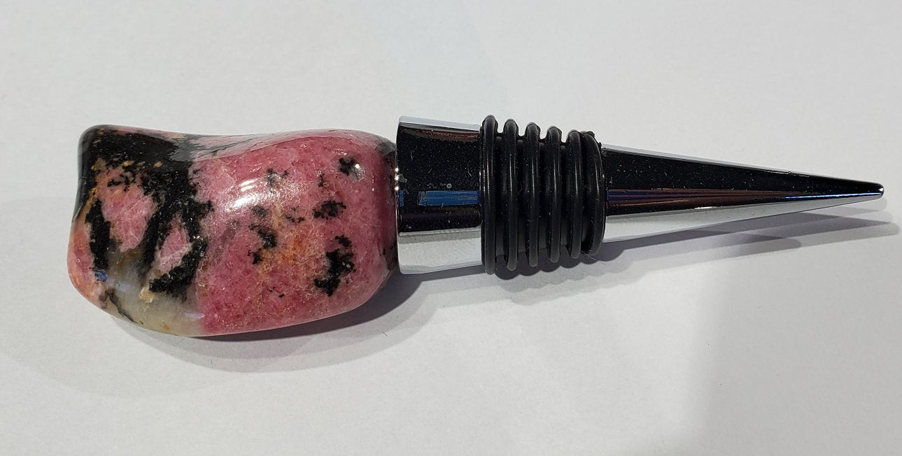 Rhodonite Wine Stopper