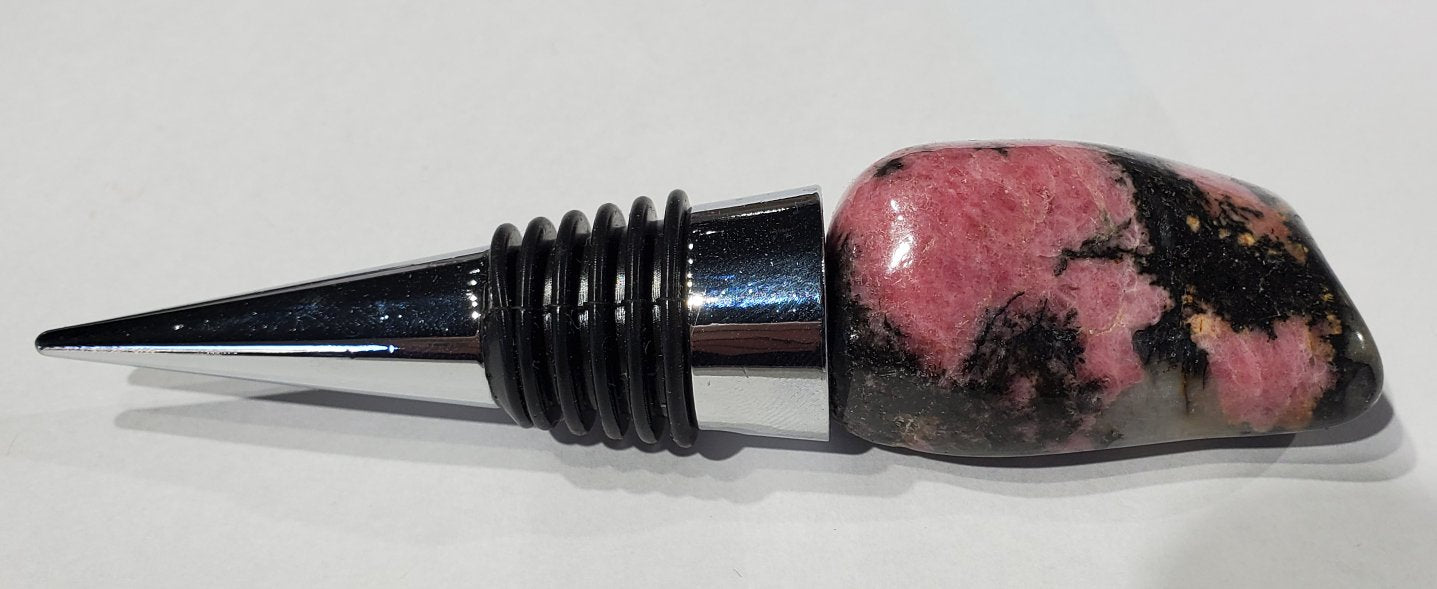 Rhodonite Wine Stopper