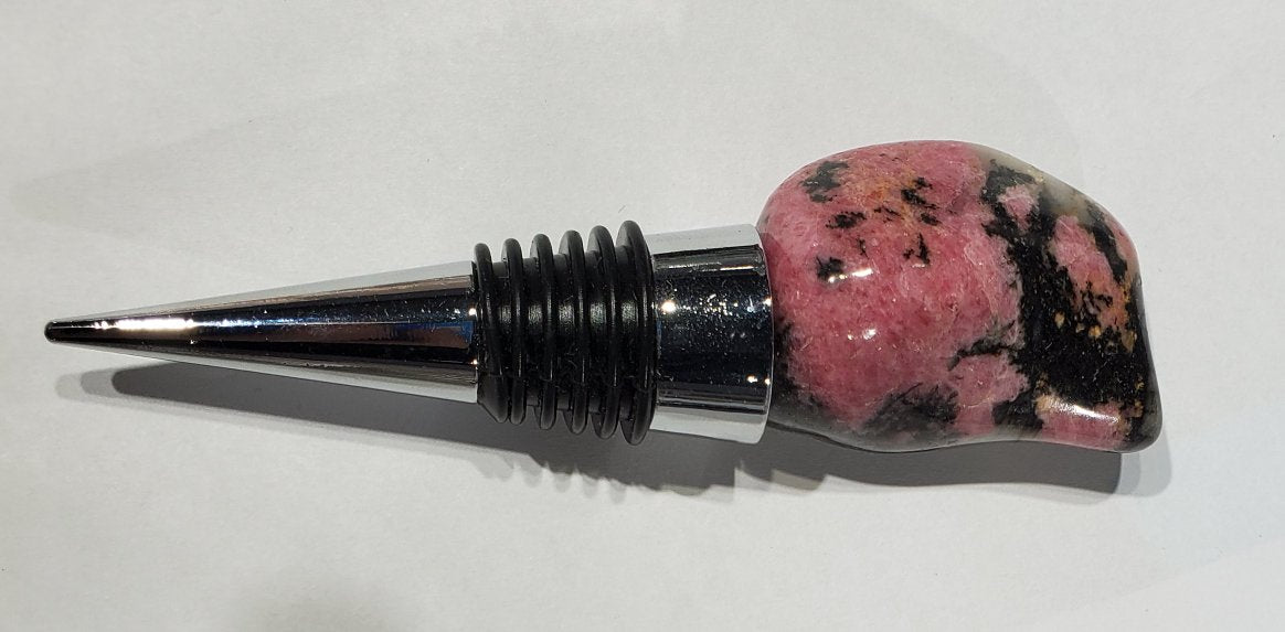 Rhodonite Wine Stopper