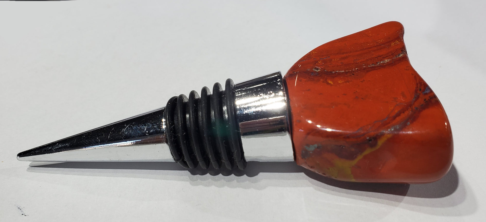 Chestnut Jasper Wine Stopper