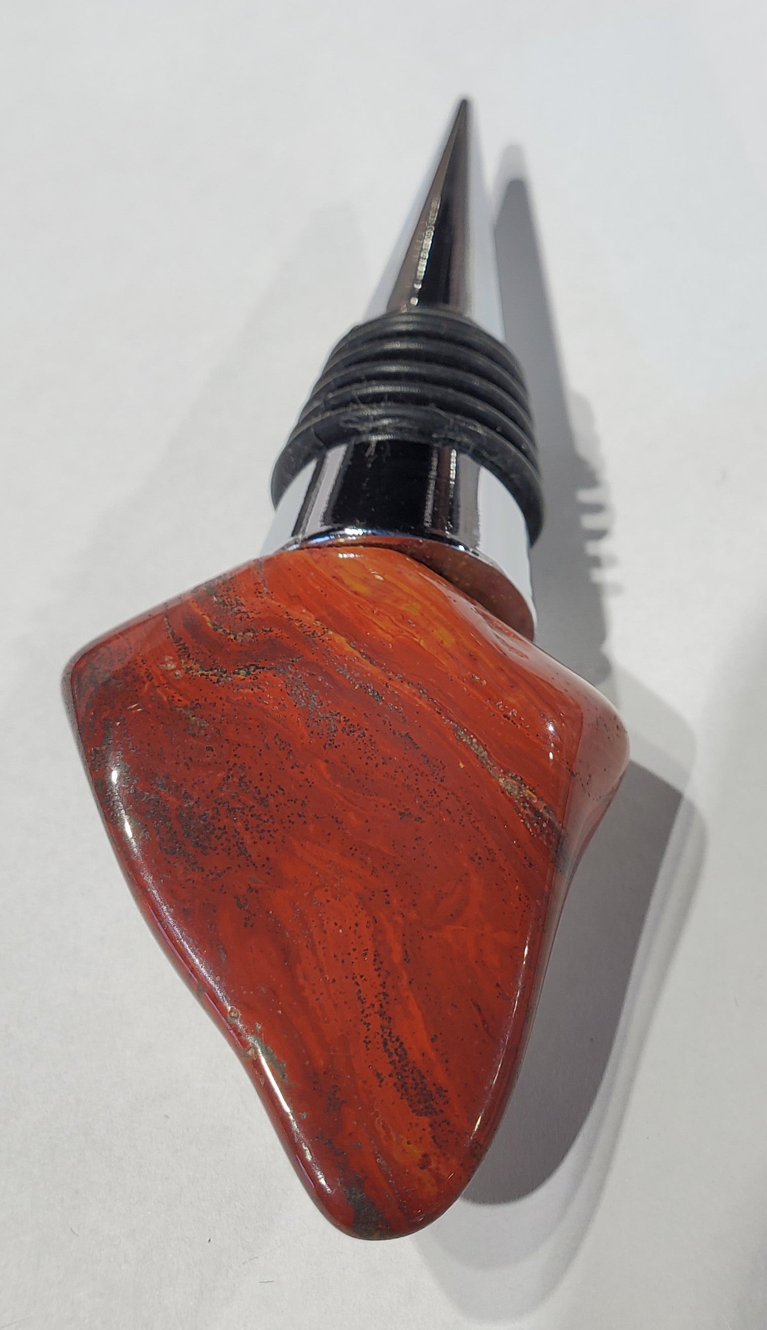 Chestnut Jasper Wine Stopper