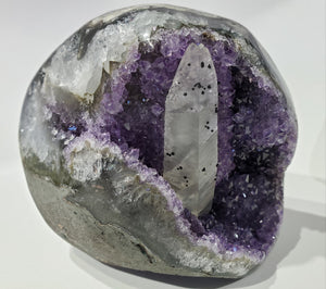 Amethyst w/ Calcite, Uruguay