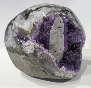 Amethyst w/ Calcite, Uruguay