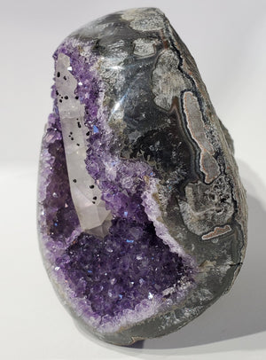 Amethyst w/ Calcite, Uruguay