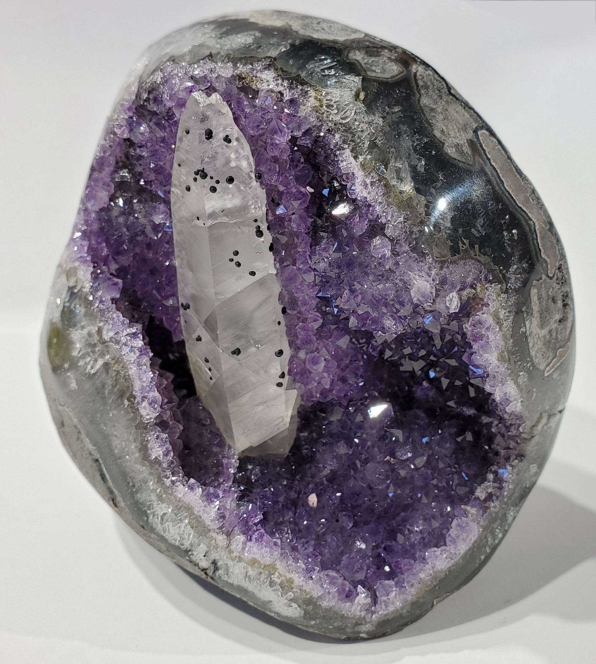 Amethyst w/ Calcite, Uruguay