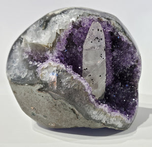 Amethyst w/ Calcite, Uruguay