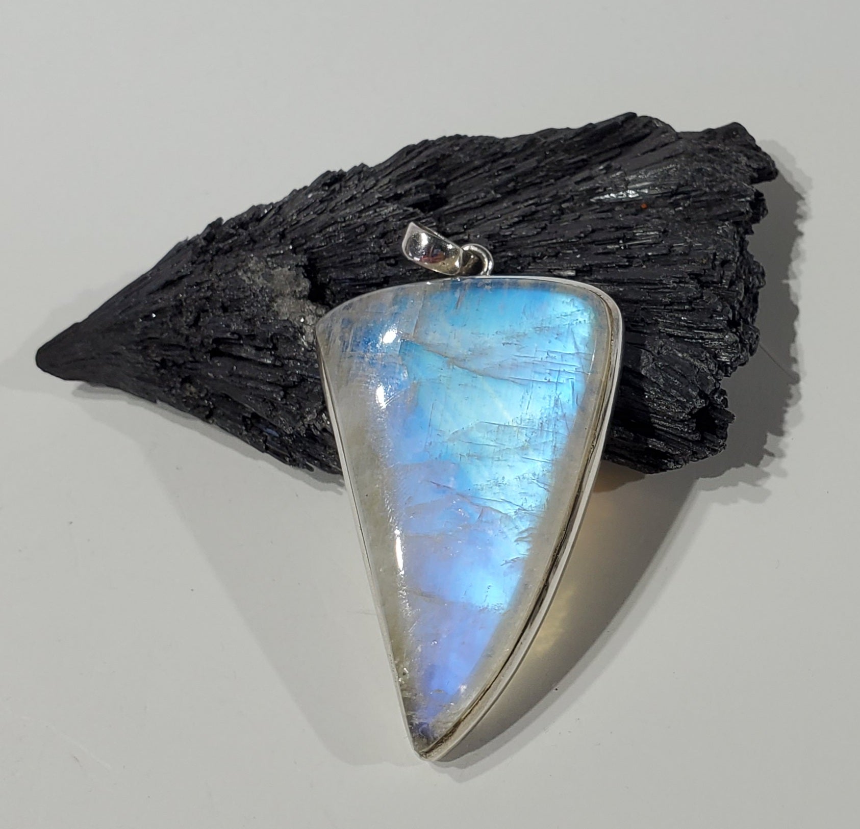Rainbow Moonstone Pendant