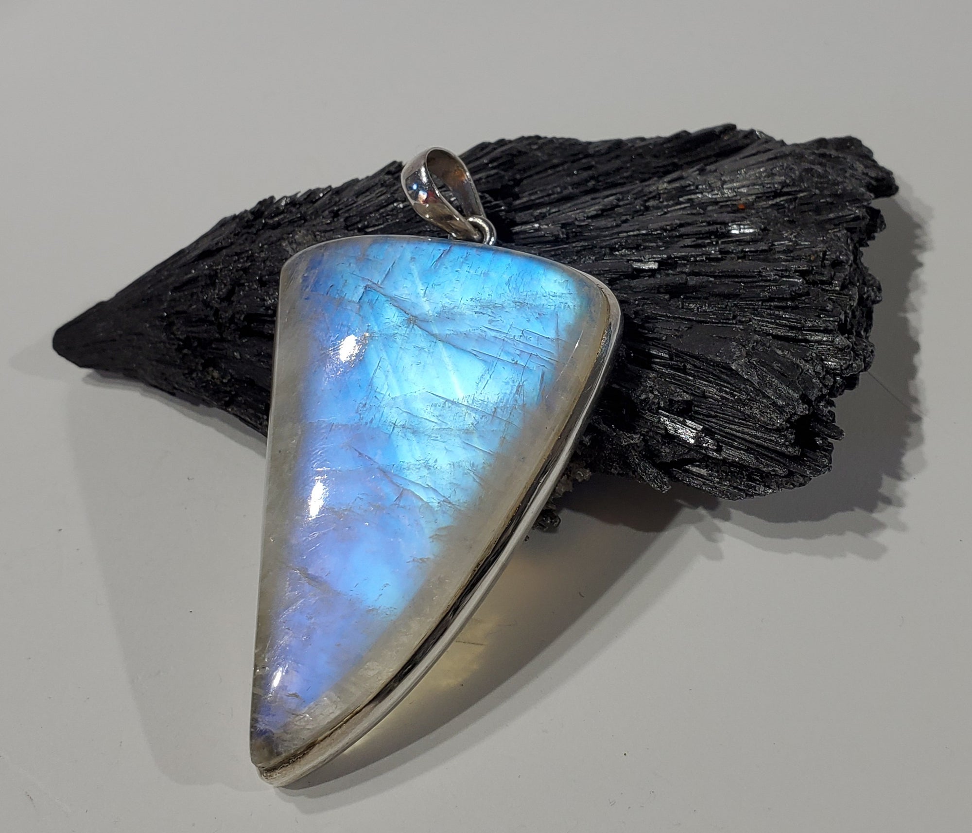 Rainbow Moonstone Pendant