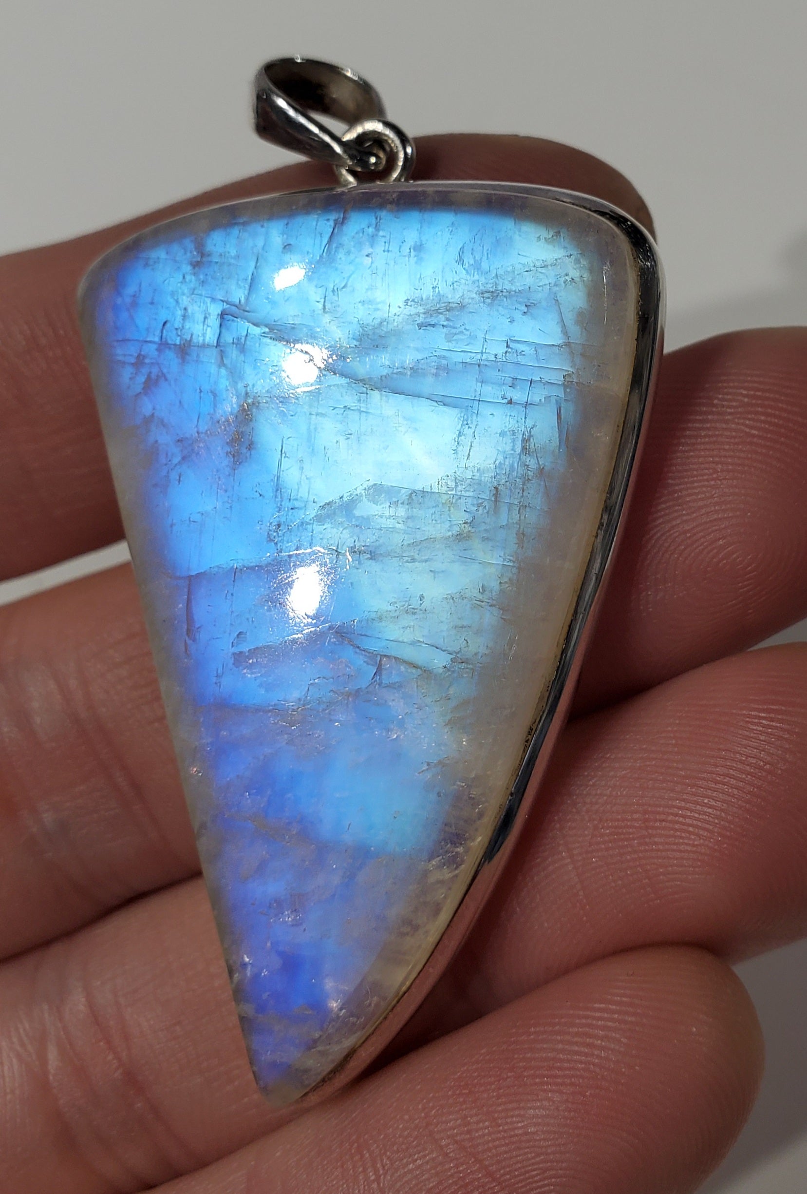 Rainbow Moonstone Pendant