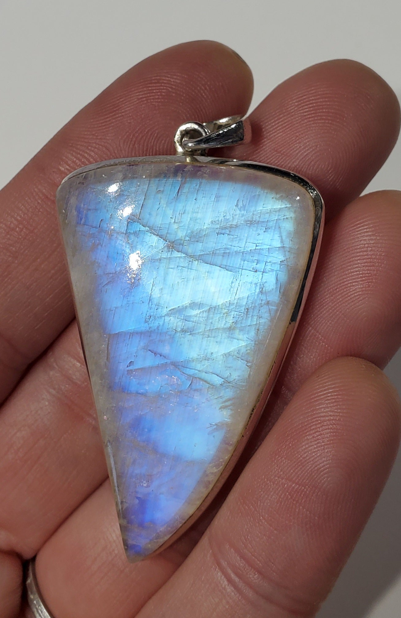 Rainbow Moonstone Pendant
