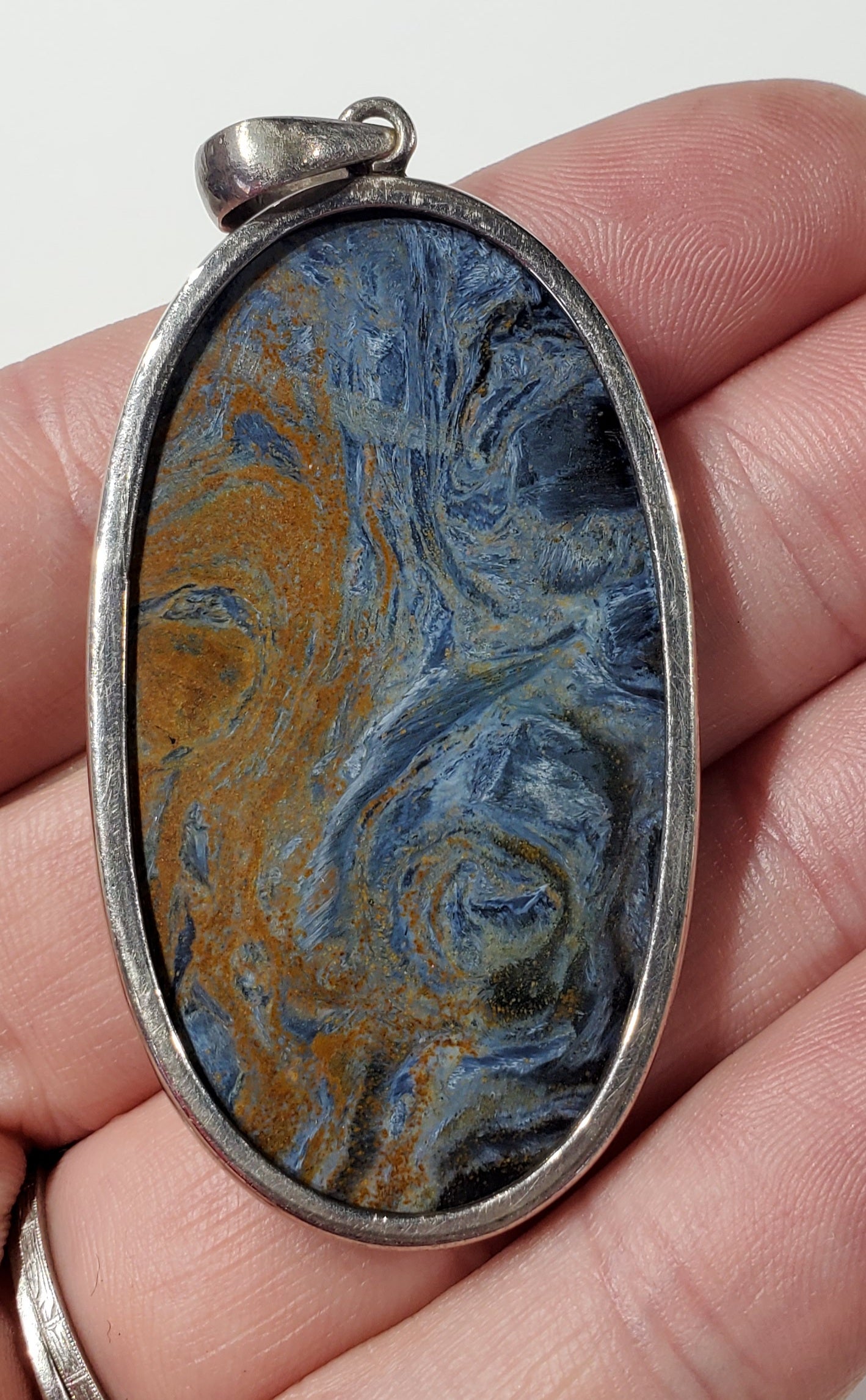Pietersite Pendant in Sterling Silver