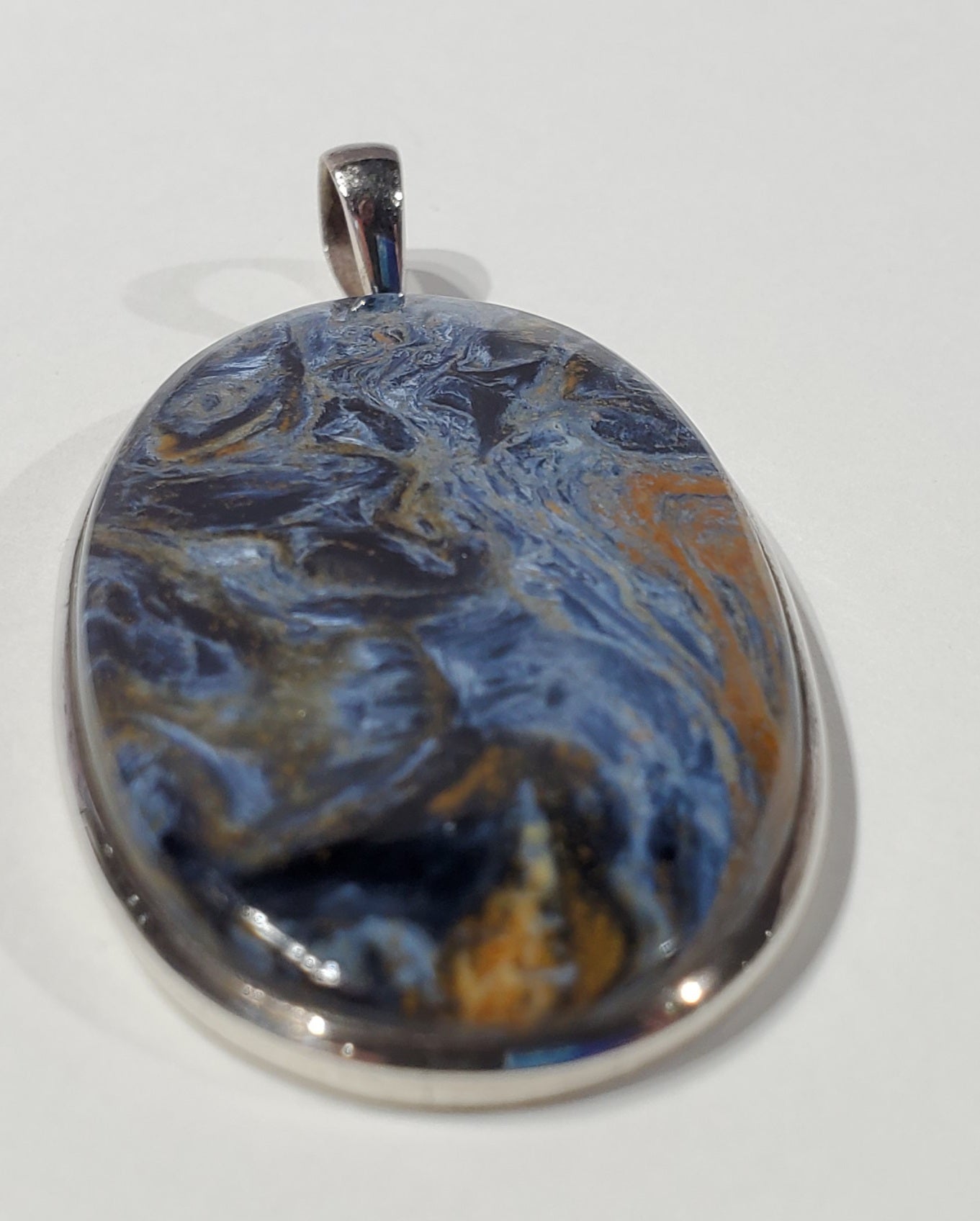 Pietersite Pendant in Sterling Silver